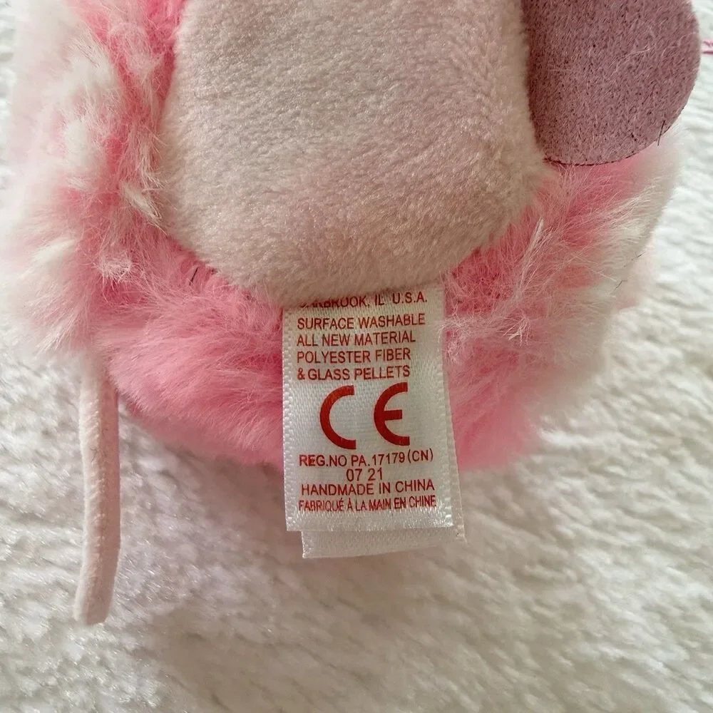 TY Puffies (Beanie Balls) - TIA the Valentines Day Cat 4